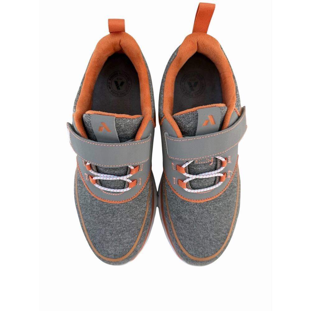 ANODYNE No 45 Sport Jogger Shoes Womens Gray Orange US 8W/EU R 38W Diabetic